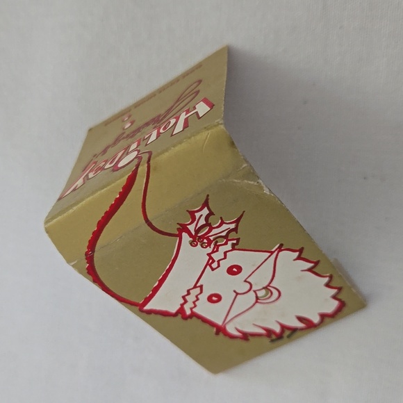 Vintage Santa Matchbook Advertising Purdue Memorial Union Cafeteria Union Club - Picture 12 of 12
